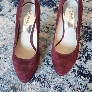 Michael kors red heels size 7